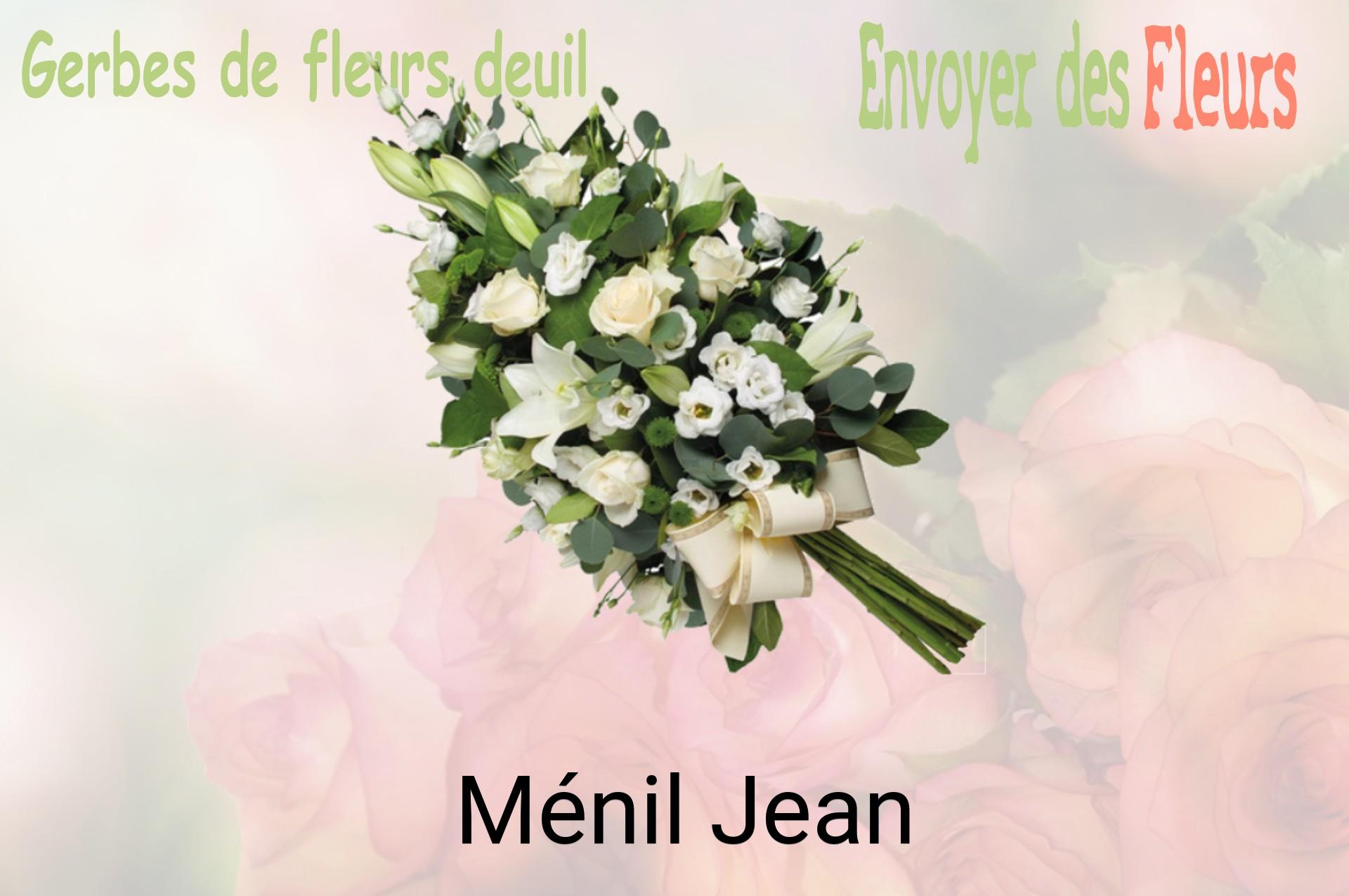 Gerbe de fleurs de deuil livrée à Ménil-Jean